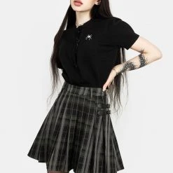 MET1 Bittersweet Check Mini Skirt Women 17 MET1 Bittersweet Check Mini Skirt Women