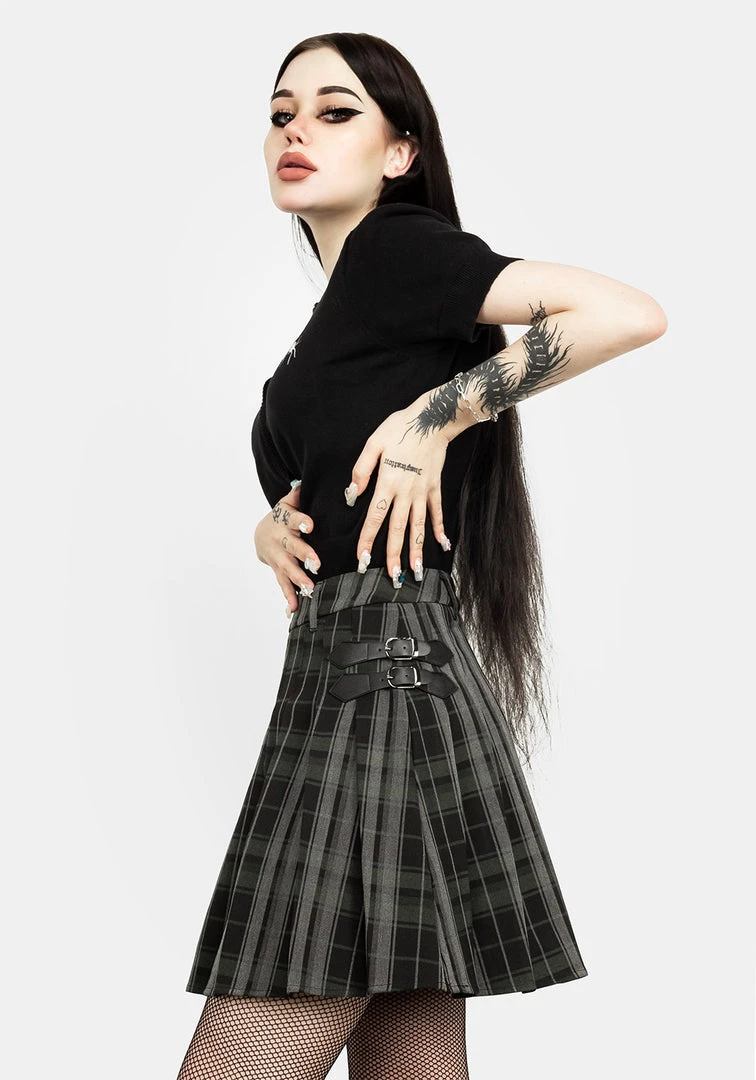 MET1 Bittersweet Check Mini Skirt Women 4 MET1 Bittersweet Check Mini Skirt Women