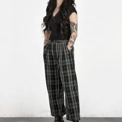 MET1 Bittersweet Check Pants Women