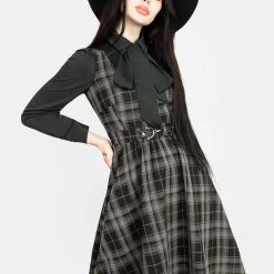 MET1 Bittersweet Check Dress