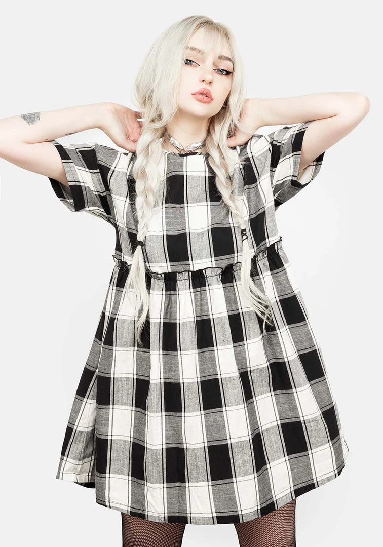 MET1 Clothing Shirley Ruffle Skater Dress 8 MET1 Clothing Shirley Ruffle Skater Dress