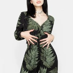 MET1 Coming Soon Fern Flowy Trousers