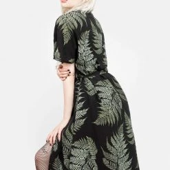 MET1 Fern Midi Shirt Dress Women