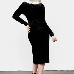 MET1 Clothing Ungoliant Lace Collar Midi Dress 13 MET1 Clothing Ungoliant Lace Collar Midi Dress