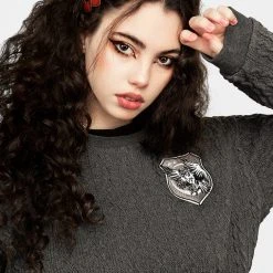 MET1 Glimfeather Varsity Sweatshirt Clothing