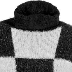 WEI1 Two-Tone Checkerboard Jumper 17 WEI1 Two-Tone Checkerboard Jumper