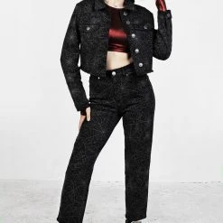 JB1 Venom Relaxed Denim Crop Jacket