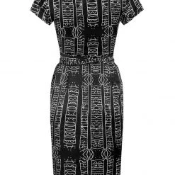 LVT1 Runes Wrap Midi Dress Women
