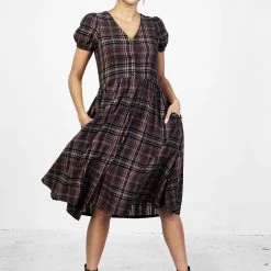 MET1 Hylda Midi Smock Dress Women