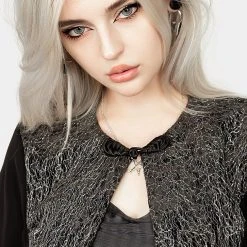 MET1 Women Sharona Fringed Bolero Jacket