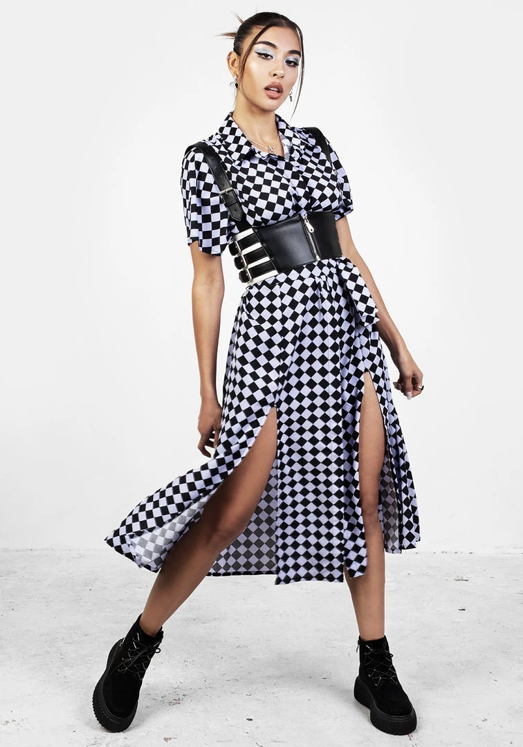 MET1 Women Discordia Midi Shirt Dress 6 MET1 Women Discordia Midi Shirt Dress