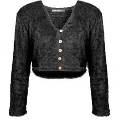 PFA1 Binx Fluffy Relaxed V-Neck Cardi 16 PFA1 Binx Fluffy Relaxed V-Neck Cardi
