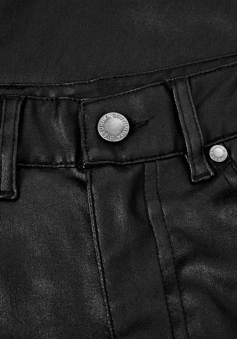 MET1 Clothing BITEFEST COATED SKINNY TROUSER 10 MET1 Clothing BITEFEST COATED SKINNY TROUSER