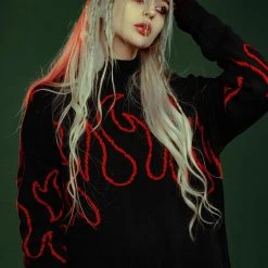 WEI1 Clothing Blaze Oversized Jumper Dress