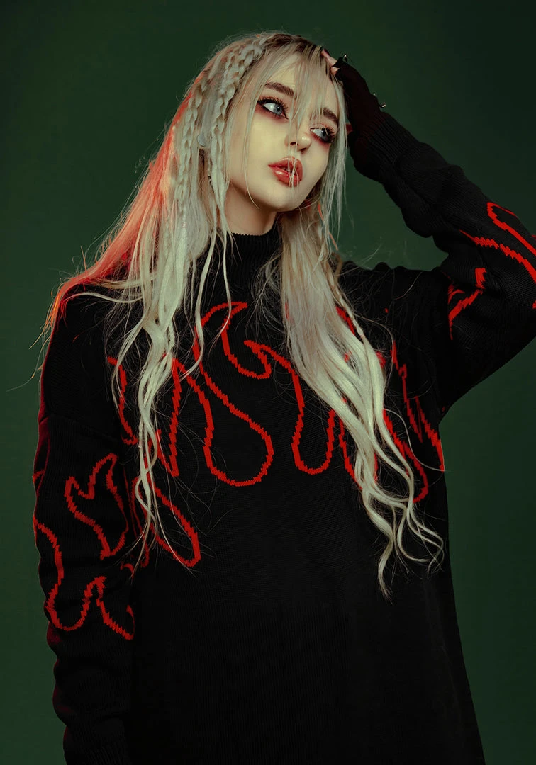 WEI1 Clothing Blaze Oversized Jumper Dress 4 WEI1 Clothing Blaze Oversized Jumper Dress