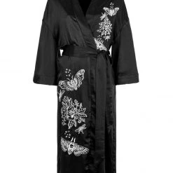 MET1 Clothing Deathmoth Embroidered Kimono