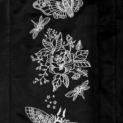 MET1 Clothing Deathmoth Embroidered Kimono