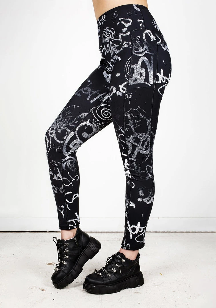 DIF1 Graffiti Leggings 4 DIF1 Graffiti Leggings