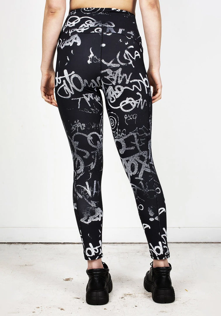 DIF1 Graffiti Leggings 6 DIF1 Graffiti Leggings