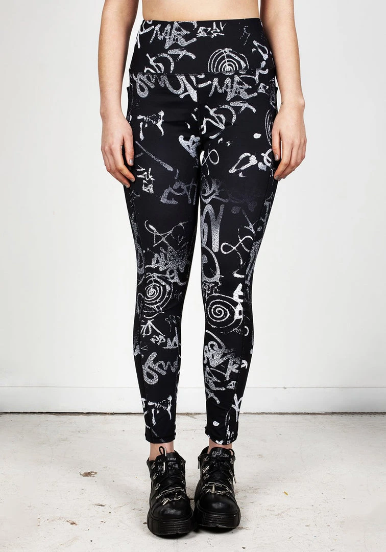DIF1 Graffiti Leggings 7 DIF1 Graffiti Leggings