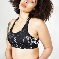 DIF1 Graffiti Sports Bra