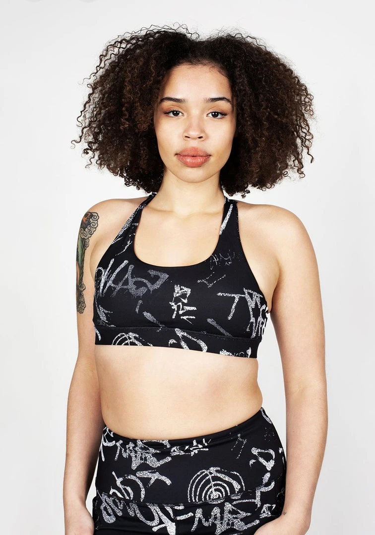 DIF1 Graffiti Sports Bra 5 DIF1 Graffiti Sports Bra