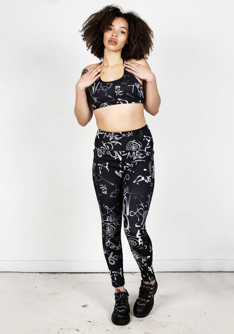 DIF1 Graffiti Sports Bra 7 DIF1 Graffiti Sports Bra