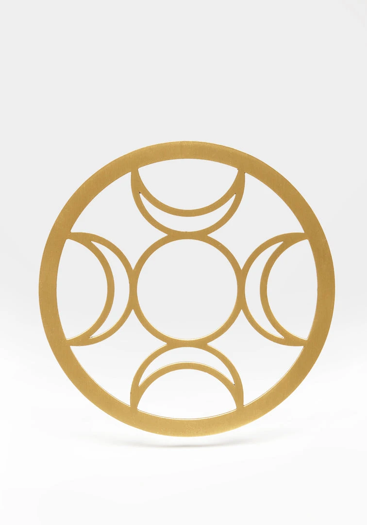 KEO1 TRIPLE MOON BRASS COASTER Men 3 KEO1 TRIPLE MOON BRASS COASTER Men