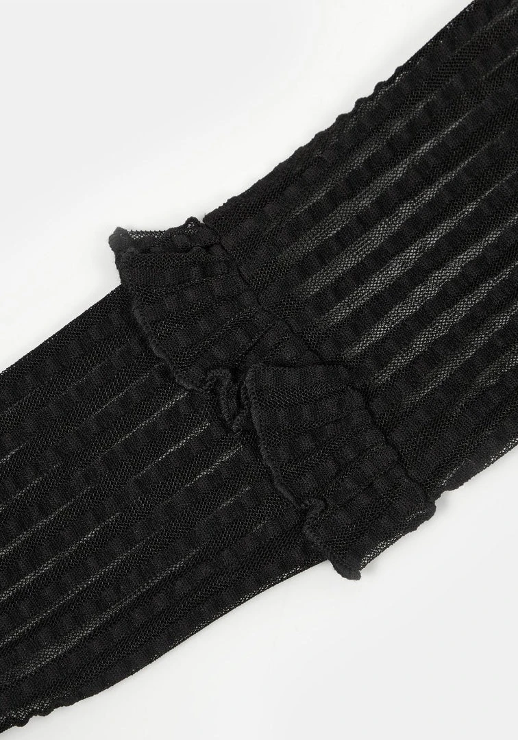 MET1 Women Mourning Ruffle Top 12 MET1 Women Mourning Ruffle Top