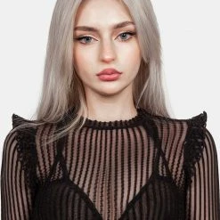 MET1 Women Mourning Ruffle Top 21 MET1 Women Mourning Ruffle Top