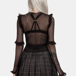 MET1 Women Mourning Ruffle Top 19 MET1 Women Mourning Ruffle Top