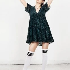 MET1 Doll Parts Smock Dress Women