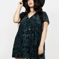 MET1 Doll Parts Smock Dress Women