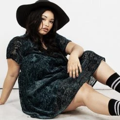 MET1 Doll Parts Smock Dress Women