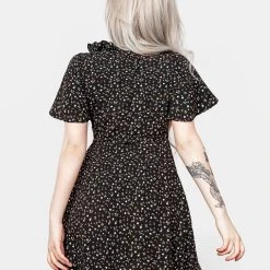 MET1 Moonseed Wrap Ruffle Dress