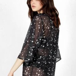 MET1 Cosmos Sheer Kaftan Dress Clothing 12 MET1 Cosmos Sheer Kaftan Dress Clothing