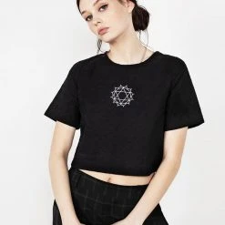 MET1 Broderie Boxy Fit Tee