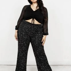 MET1 Maria Ruched Sheer Sleeve Top 19 MET1 Maria Ruched Sheer Sleeve Top