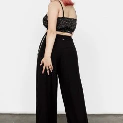 MET1 Spectral Ruched Crop Top