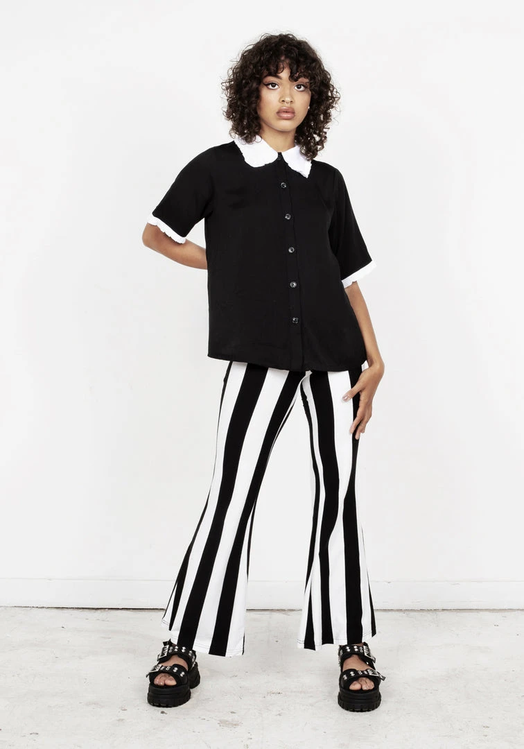 MET1 Clothing Afterlife Stripe Jersey Flares 3 MET1 Clothing Afterlife Stripe Jersey Flares
