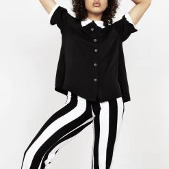 MET1 Clothing Afterlife Stripe Jersey Flares 13 MET1 Clothing Afterlife Stripe Jersey Flares