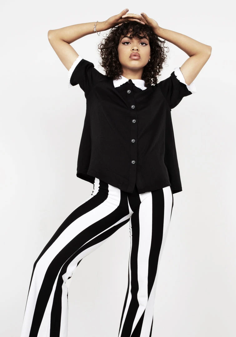 MET1 Clothing Afterlife Stripe Jersey Flares 5 MET1 Clothing Afterlife Stripe Jersey Flares