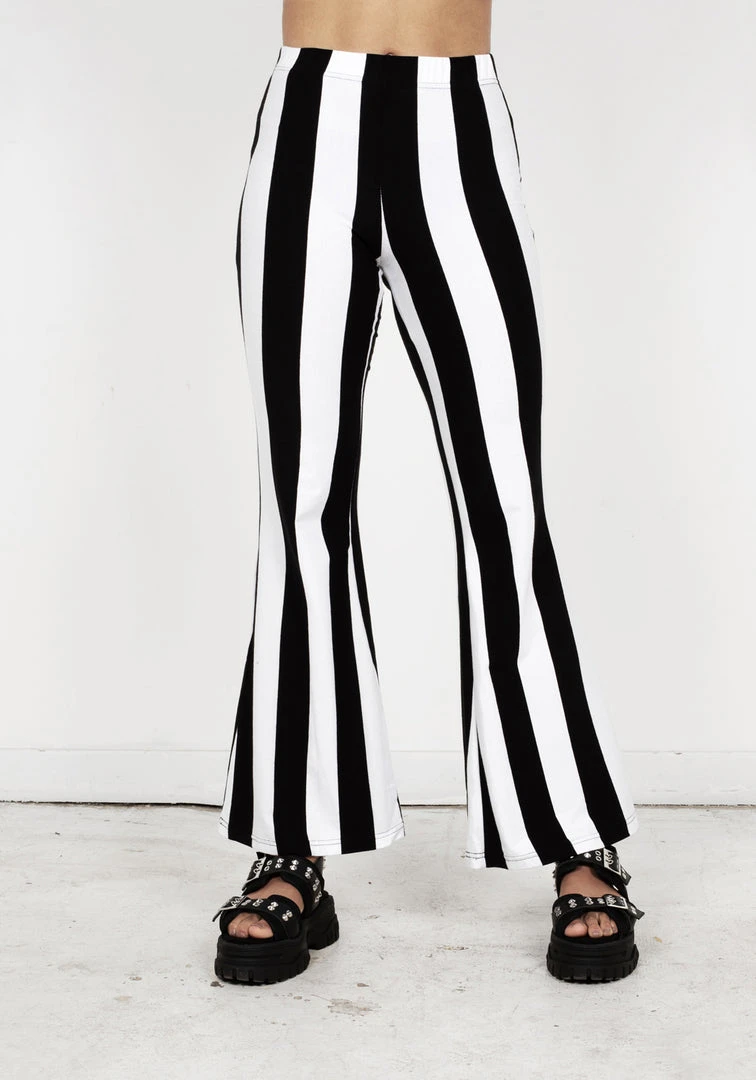 MET1 Clothing Afterlife Stripe Jersey Flares 6 MET1 Clothing Afterlife Stripe Jersey Flares