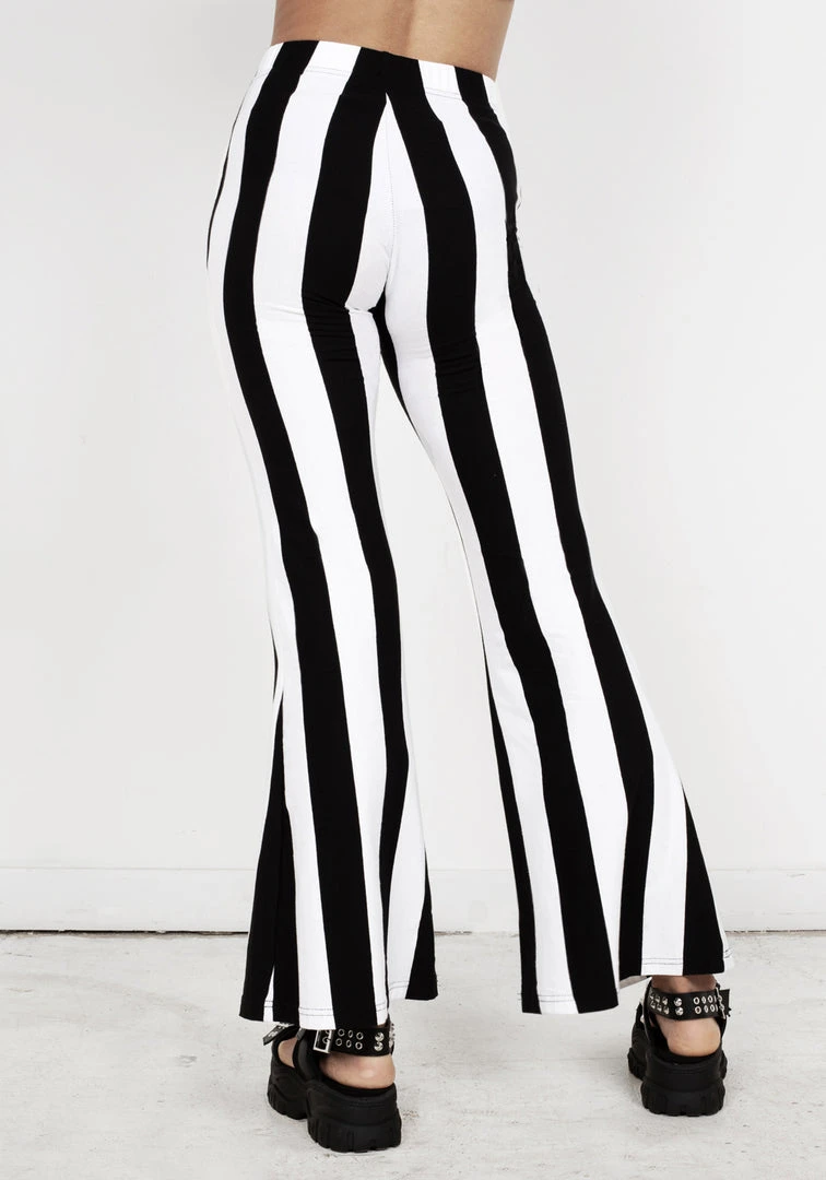MET1 Clothing Afterlife Stripe Jersey Flares 7 MET1 Clothing Afterlife Stripe Jersey Flares