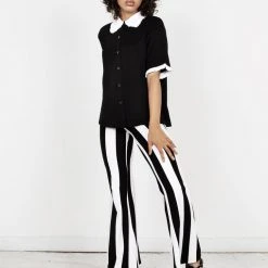 MET1 Clothing Afterlife Stripe Jersey Flares 16 MET1 Clothing Afterlife Stripe Jersey Flares