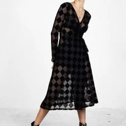 AMP1 Carnival Midaxi Wrap Dress