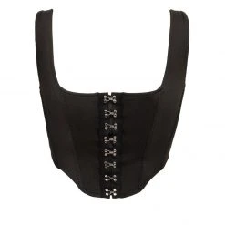 CHI1 VINCI FAUX LEATHER CORSET TOP Women 22 CHI1 VINCI FAUX LEATHER CORSET TOP Women