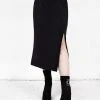 DDS1 DOLLSOME JERSEY MIDI SKIRT Clothing