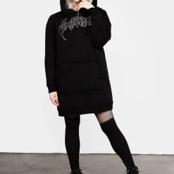 DDS1 VOID DISTRESSED HOODY DRESS Clothing