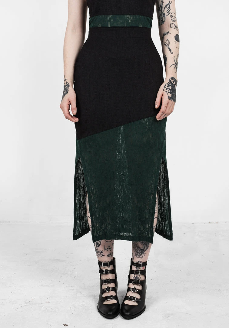 DDS1 FAE MIDI SPLIT SKIRT 4 DDS1 FAE MIDI SPLIT SKIRT